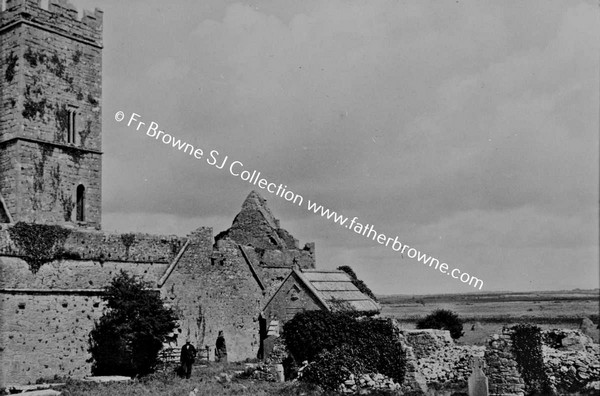 CLARE ABBEY   CLOISTER FROM SOUTH WEST